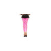 Legging rose fluo ajouré petits et grands trous 